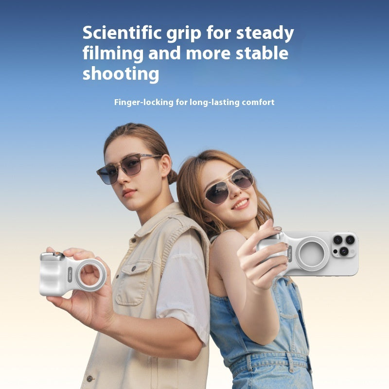 Magnetic Photography Handle Wireless Bluetooth Camera Aid